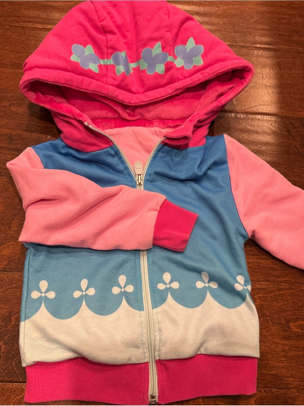 Cubcoats Poppy The Troll 2 in 1 Transforming Hoodie and Soft Plushie, Pink